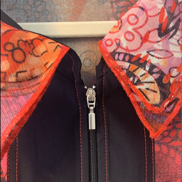 Sheer Floral Colorful Jacket NWOT - Picture 5 of 11